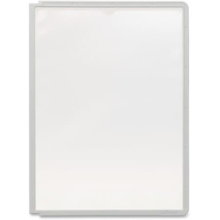 Durable Office Products PANELS, LTR, SHERPA, GY, 5PK DBL566610